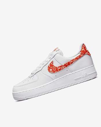Nike Air Force 1 '07 Blancos Blancos Naranjas | MX 5531